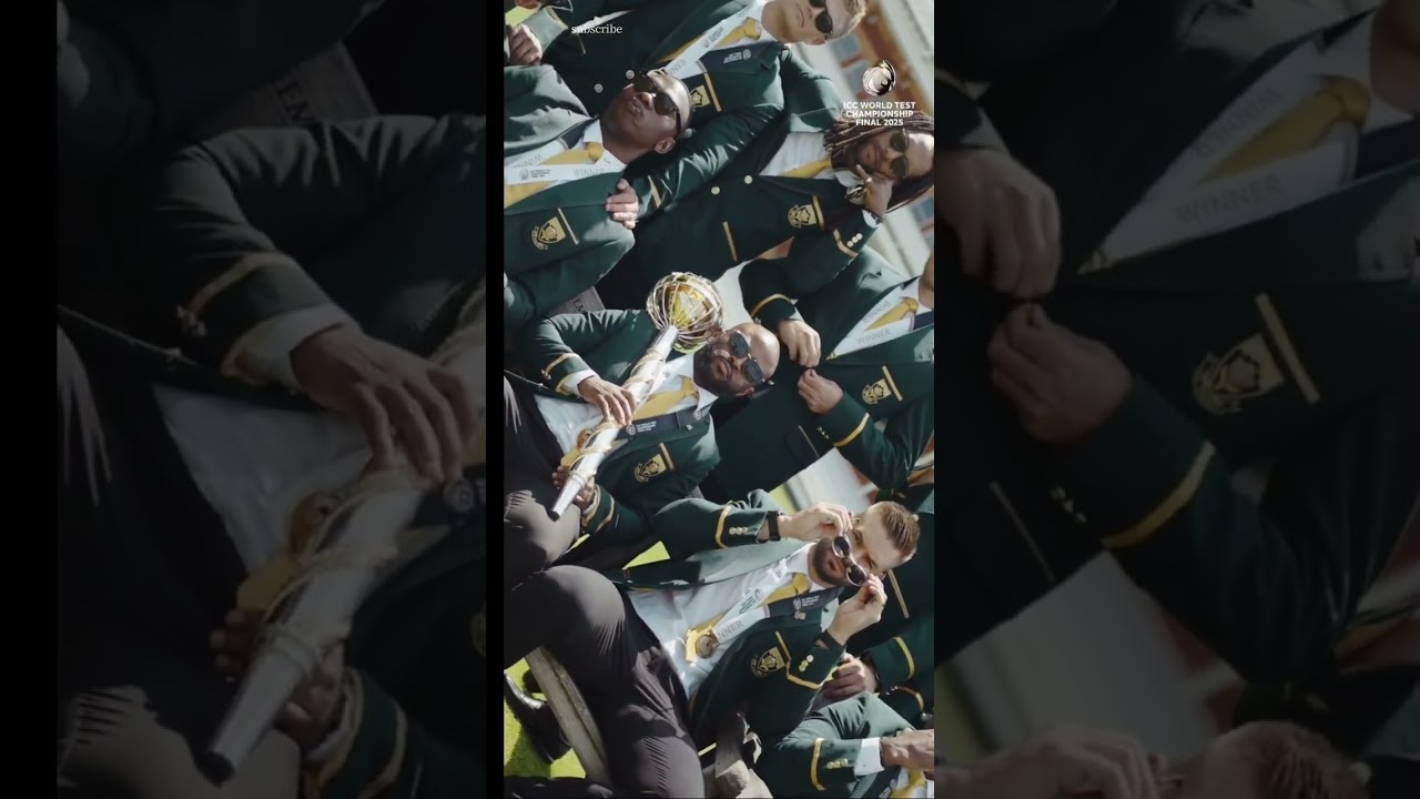 South Africa gangster after winning the WTC Final 