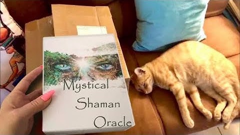 Unboxing of a huge gift and Flip Through of the Mystical Shaman Oracle