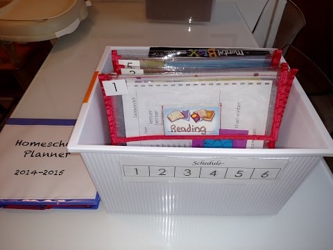 Kindergarten Learning Box- Homeschool Workbox System
