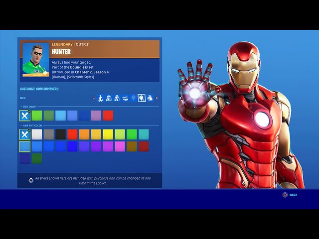 Fortnite receberá novas skins do Homem de Ferro