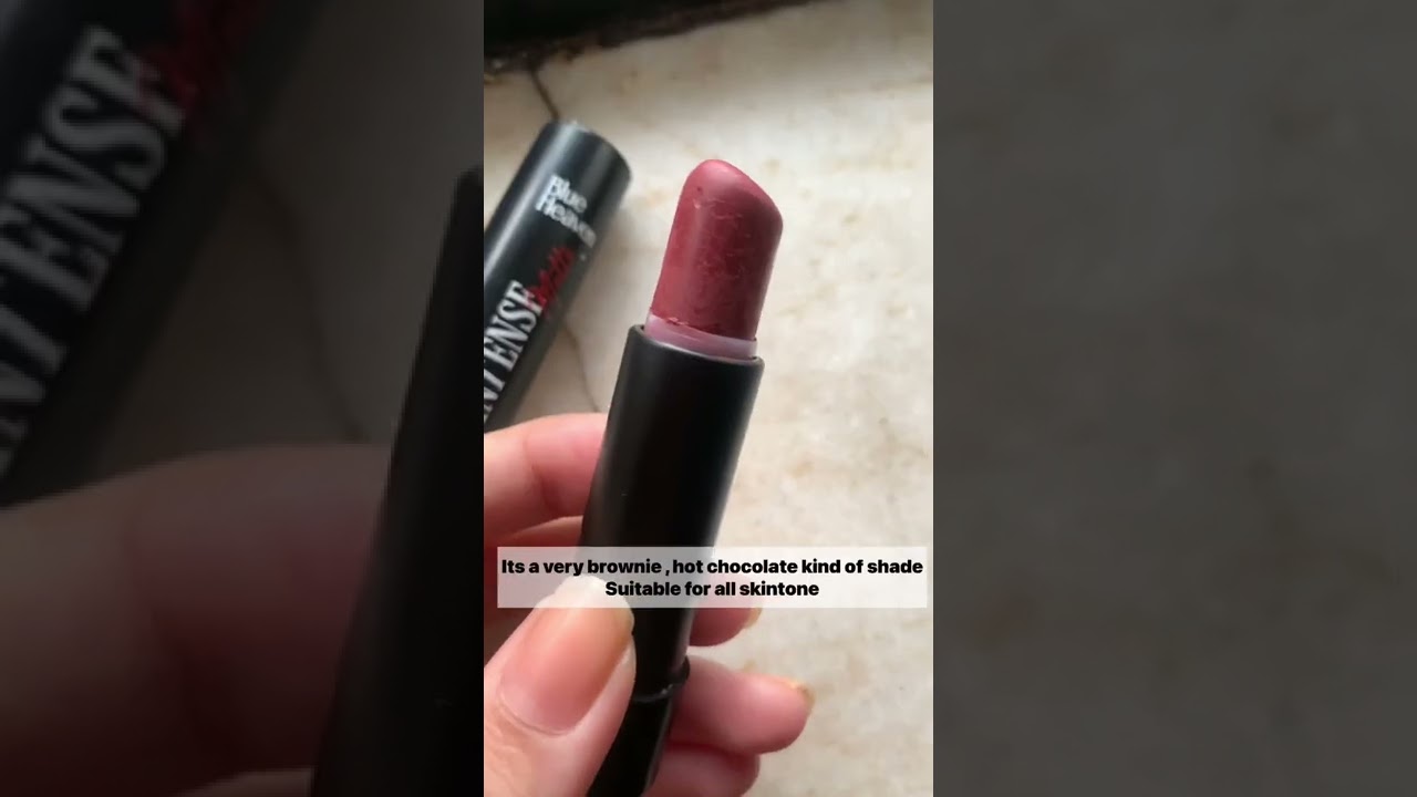 Помада Blue Heaven Intense Matte — оттенок Chocolate Swirl 307 