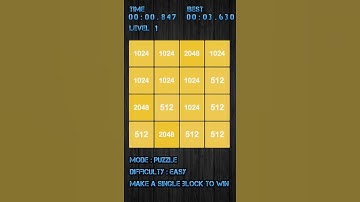 2048 Puzzle Mode