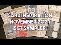 Unboxing and Card Inspiration from the November 2021 SCT Sampler