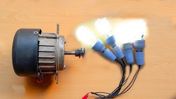 How To Make Free Energy Generator 220V From Washing Machine Motor  DIY Free Energy Generator