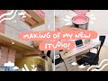 ✿ MAKING OF MY NEW STUDIO: finally moving in!