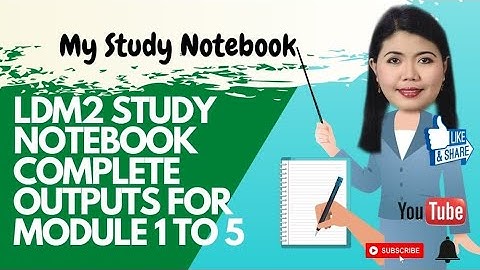 MY STUDY NOTEBOOK LMD2 COMPLETE OUTPUTS FOR MODULE 1to 5