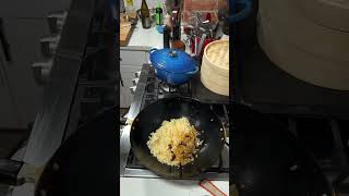 Chorizo and egg fried rice