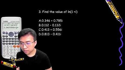 CalTech: Ln of a Complex Number