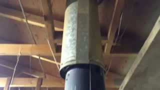 Wall Heat Shield to Reduce Clearances Wood Stove - YouTube