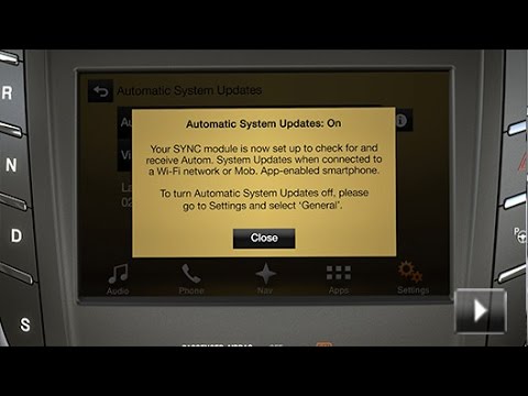 How To Install SYNC 3 System Updates Through Wi Fi Lincoln How To Video