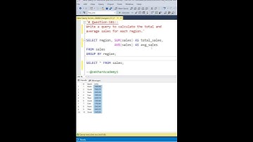 SQL Interview Question 181 || #sql #mysql #oracle #interview #shorts #reels #coding @SekharAcademy1