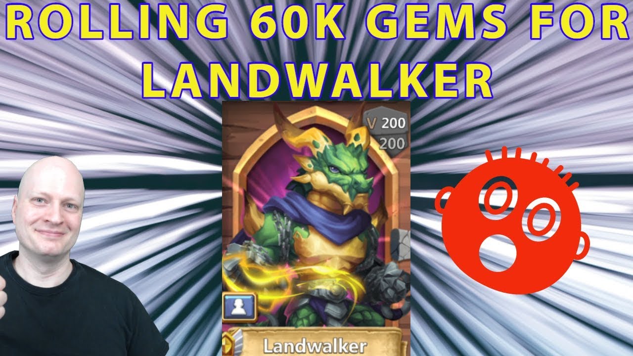 Rolling 50k Gems for Landwalker Castle Clash New Hero I October