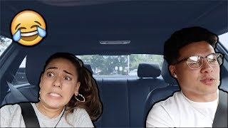 GIRLFRIEND REACTS TO BOYFRIEND DRIVING CRAZY !!! (PART 2)