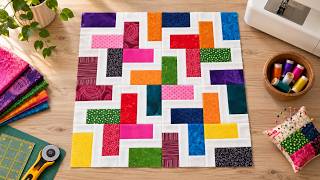 Honestly You Can Make This Stunning Quilt Block in Just ONE Hour! ✨