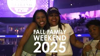 Fall 2025 Family Appreciation Weekend Highlights