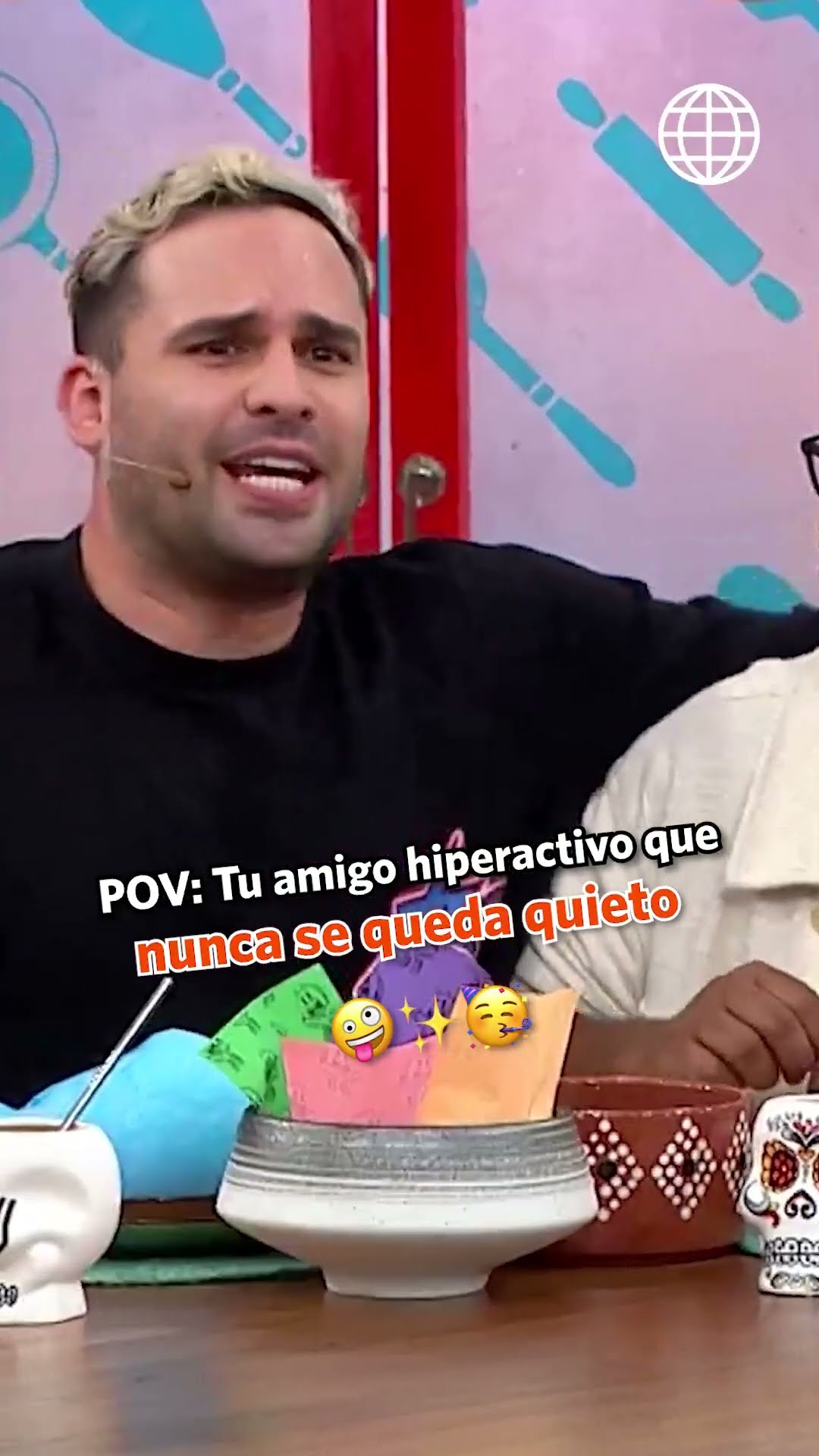 #EnLaMesa Todos tenemos a alguien que parece que tomó 4 tazas de café ?