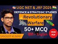 Revolutionary Warfare 50+ MCQs | UGC NET and jrf  Defence And Strategic Studies dec 2025