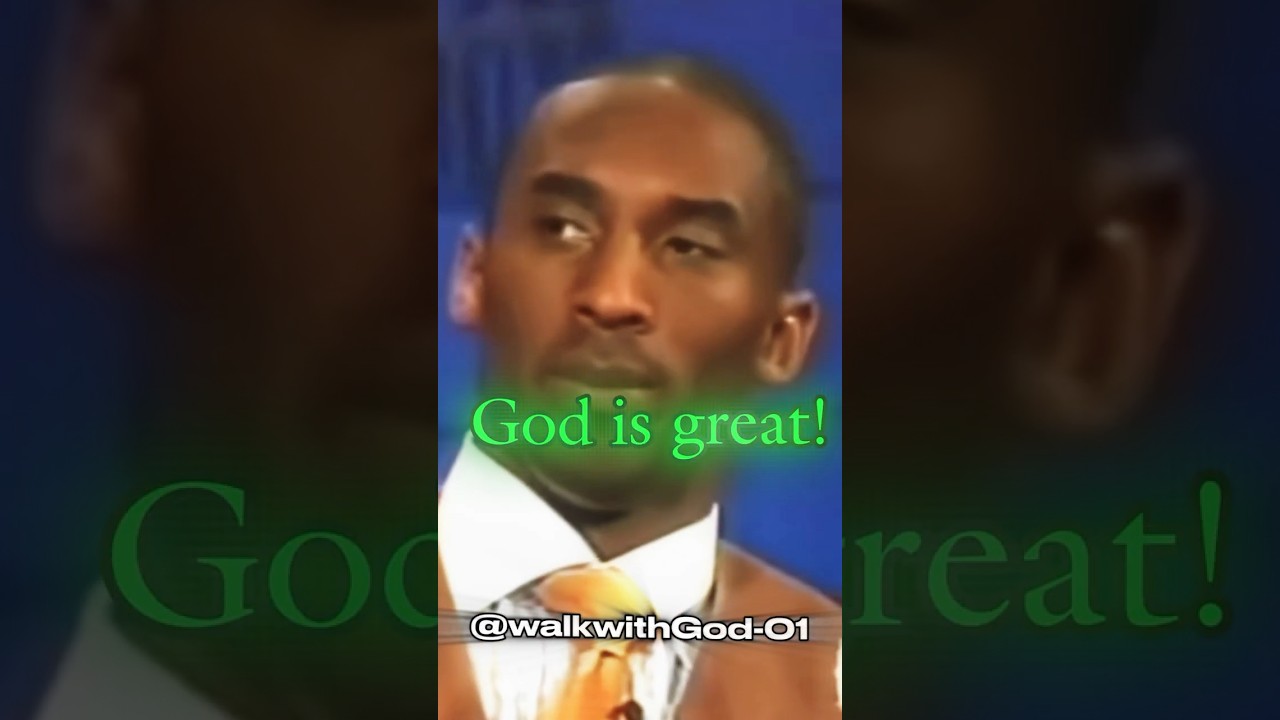 Kobe Bryant - “God is Great!” Jesus Edit #Fyp #KobeBryant #Jesus #Christian #WalkWithGod #Edit