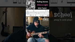 Rolling Stones Shine A Light Guitar Solo with TAB #shorts #micktaylor #exileonmainstreet