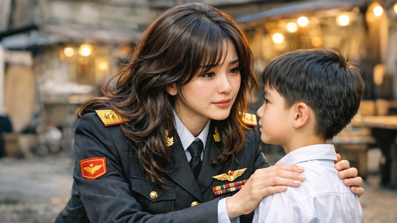 Bé Mồ Côi Quỳ Khóc Xin Bánh Dưới Mưa, Nữ Cảnh Sát Nghẹn Ngào Nhận Ra Con Ruột Mất Tích Bấy Lâu Nay.