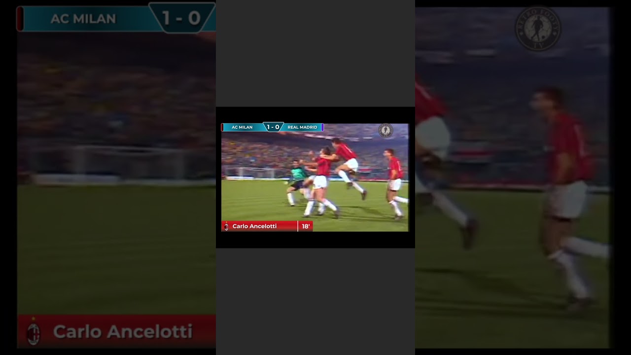 AC Milan vs. Real Madrid | 1988/89 Champions League | Carlo Ancelotti