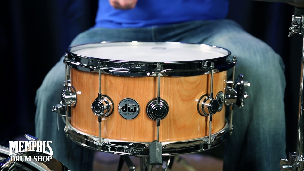 dw collector's series 14×6.5 birch DW 14x6.5 Collector's Series Birch Snare Drum - Natural - YouTube
