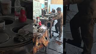 Ship Diesel Engine Repair : Valve Lapping in Cylinder Heads