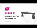 SH LED 01 Ultra Slim Micro-Gap Fixed TV Wall Mount Installation Video