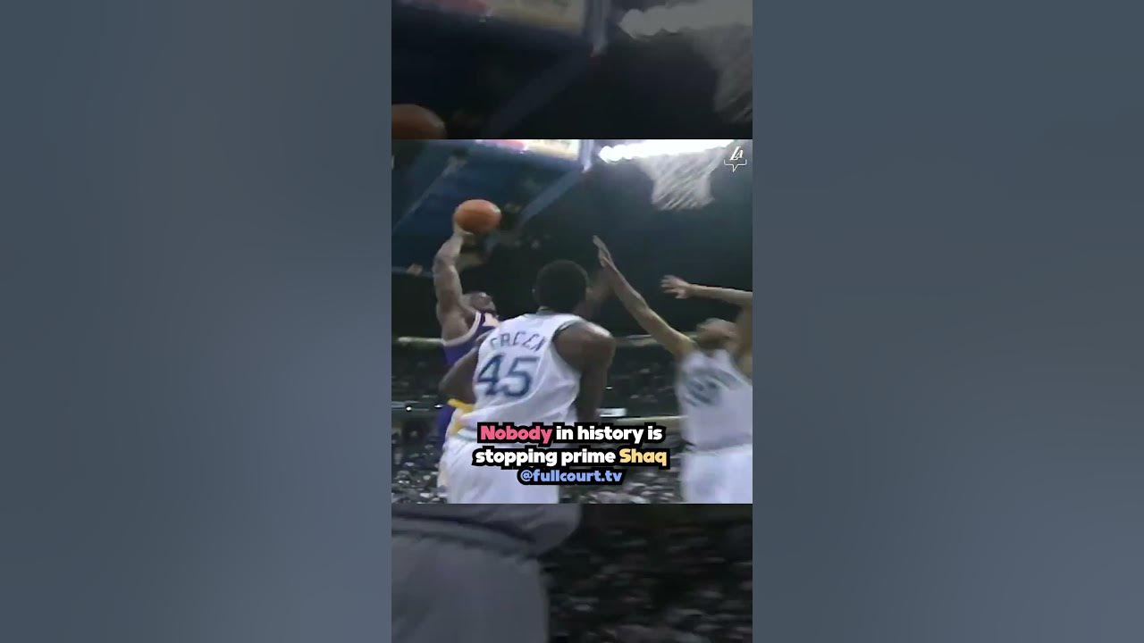 Prime Shaq Was Unstoppable 😤