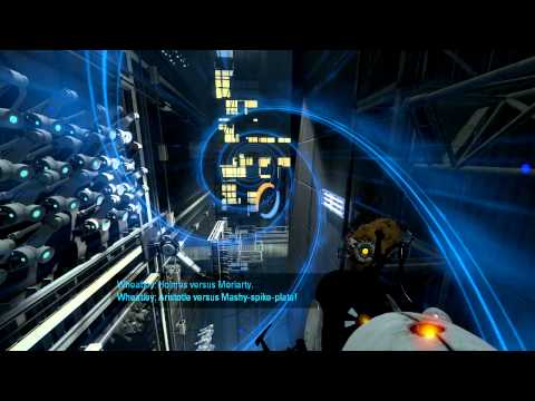 Aristotle vs Mashy-spike-plate! - Wheatley Portal 2 quote