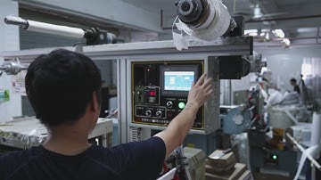 The entire process of label production from raw materials to finished products, Chinese factories