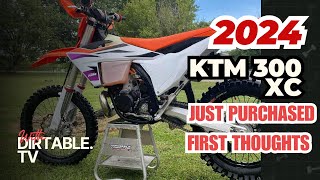 2024 KTM 300 XC FIRST RIDE, FIRST THOUGHTS! #ktm 300 tbi #2024ktm300tbi #dirtbike