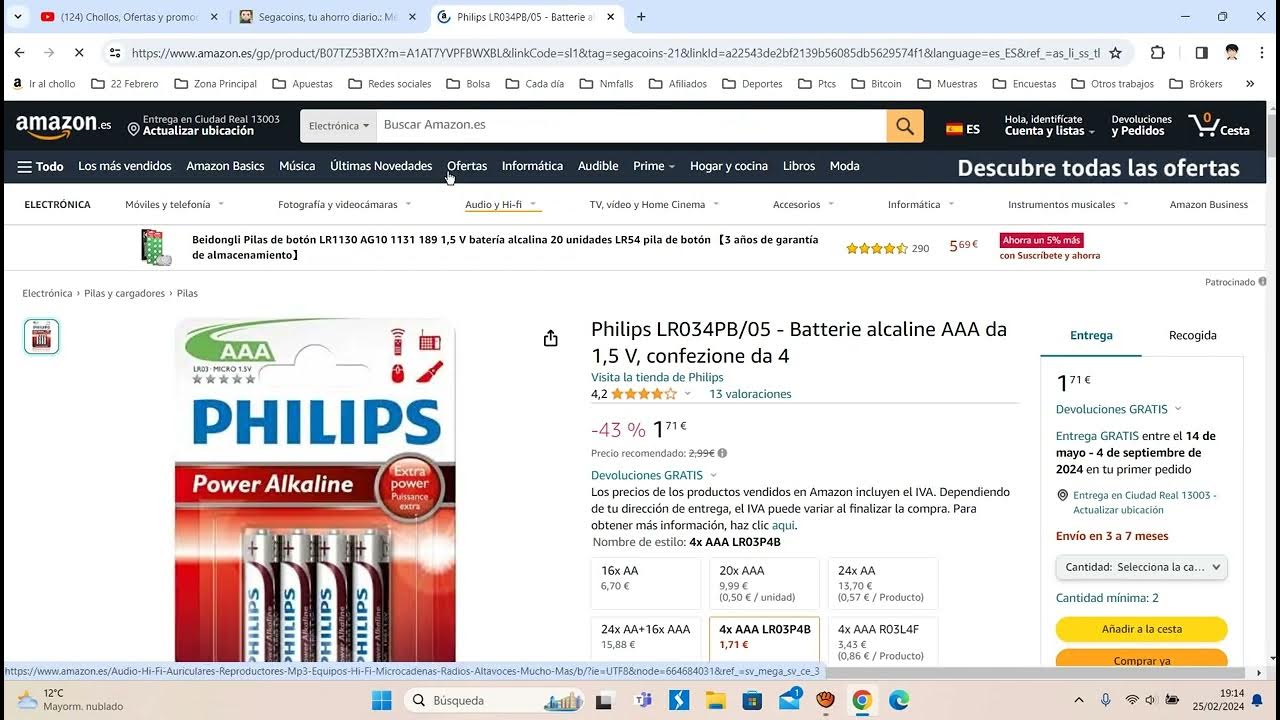 40 Pilas Alcalinas Varta AA o AAA por 9,99€  Chollos, descuentos y grandes  ofertas en CholloBlog