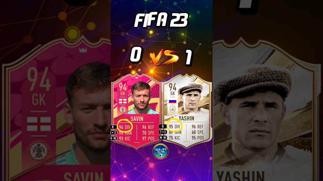 SAVIN VS YASHIN in fifa 23!! 