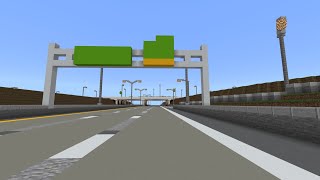 Minecraft: Freeway Construction - Episode 10 - Interchange #2 - Complete! (Speed Build)