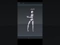 Motion capture dance after calibration