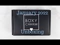 Boxy Charm January 2022 Unboxing