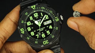 Casio Mrw 200H - Battery Replacement Sr626Sw Cell