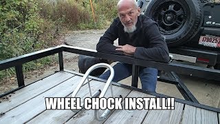 Yitamotor 5.5" motorcycle removable trailer locking wheel chock tire holder