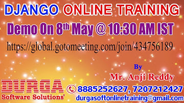 DJANGO Online Training in DURGASOFT