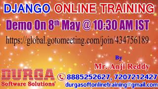 DJANGO Online Training in DURGASOFT screenshot 4