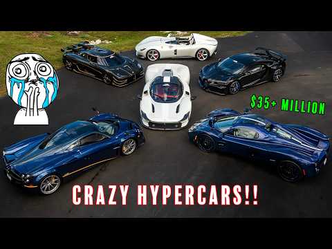 What $35+ million worth of hypercars looks like