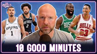 Celebrity 10 GOOD MINUTES: Wemby Wrecks the Pistons, Plus Jaylen Brown vs. Scottie Pippen Wealth