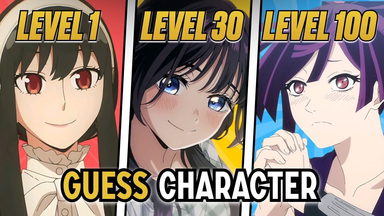 🔥 GUESS THE ANIME CHARACTER (Level 1 to 100) — 99% FAIL This Impossible ...
