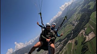 PARAGLIDING IN THE DOLOMITES FADED