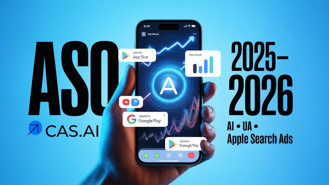 ASO в 2025–2026: алгоритмы, AI, UA vs ASO и Apple Search Ads