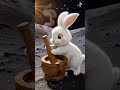 🐇 #rabbit #lunar #ricecake #moonlight #fantasy #aianimation #animalshorts #viral #making