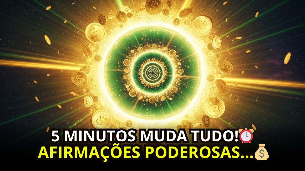 🎧5 MINUTOS DE AFIRMAÇÕES PARA SEU DIA SER PRÓSPERO | REPITA TODO DIA! 💰🙌💵