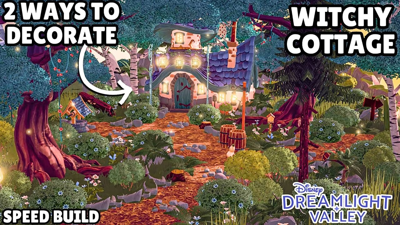 2 WAYS TO DECORATE/HALLOWEEN WITCHY COTTAGE/FORGOTTEN LANDS/FOREST OF ...