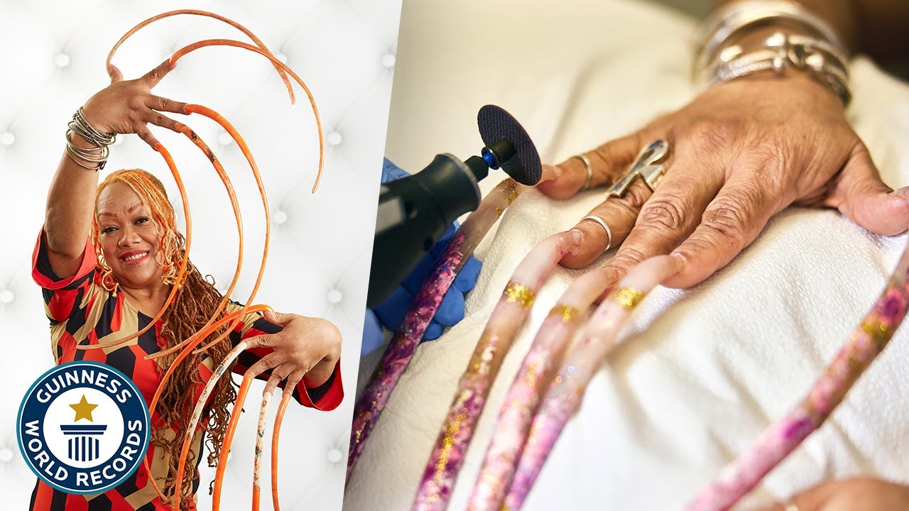 Texas woman with longest nails grown cuts them after nearly 30 years